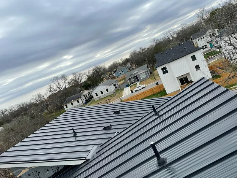 Standing seam metal roof panels with vents for Skylight Repair in Mukwonago